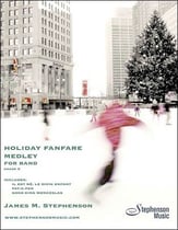 Holiday Fanfare Medley Concert Band sheet music cover